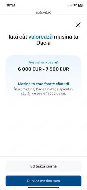 DACIA DOKKER - 2015 (decembrie) - GERMANIA- 126900 KM - Al doilea proprietar - imagine 7