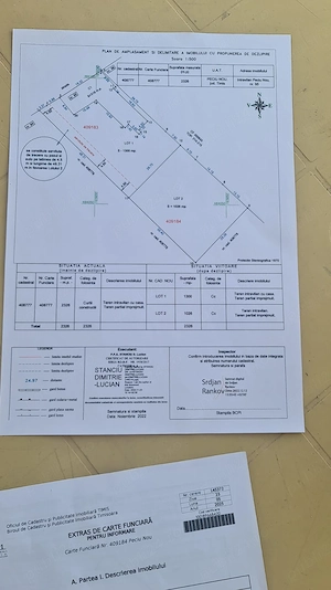 Teren de Vanzare intravilan Cu Nr de casa In Peciu Nou