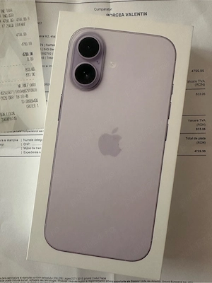 iPhone 17 256GB Mov Sigilat Factura + Garantie 2 ani - Nou