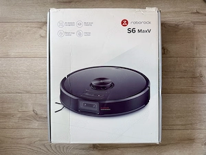 Roborock S6 MaxV - robot inteligent de aspirare cu mop - ReactiveAI - Navigatie LiDAR - 66 W 5200 mA