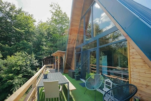 Cabană A-frame, Damiș, Bratca, Afacere la cheie De Vânzare - imagine 3