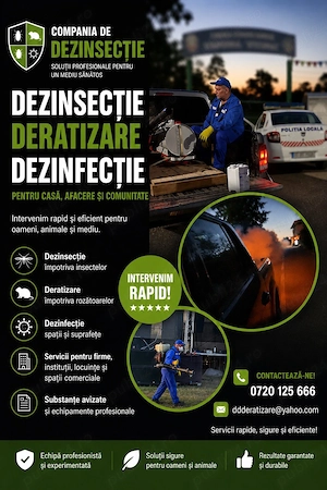 Servicii dezinsectie si deratizare
