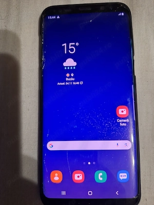 Telefoane de vânzare Samsung S8 are geamul puțin spart dar merge perfect 