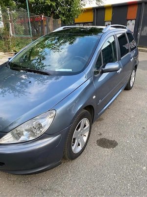 Peugeot 307 SW, 1.6 disel 110 cai, plafon panoramic - imagine 3