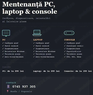 Mentenanță PC și console