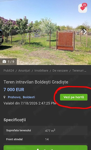 Teren intravilan Boldești Gradiște  - imagine 10