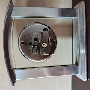 Ceas de masă London Clock Co.   Metal și Sticlă, Mecanism Quartz