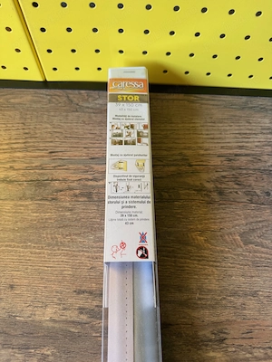 Jaluzea textila Caressa 39x150 cm   nou, în ambalaj