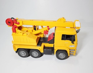    Camion cu Macara Bruder MAN (Jucarie XXL)- - Macara Functionala!