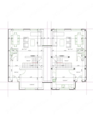 Duplex despartit prin camera tehnica, cartier nou - imagine 10