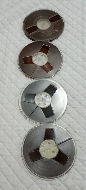 Benzi de magnetofon role 18 cm inregistrate 