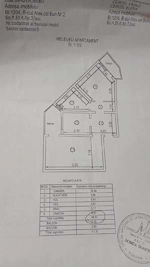 Vand Apartament cu 2 camere Decomandat.Zona alexandru cel bun. Iași - imagine 6