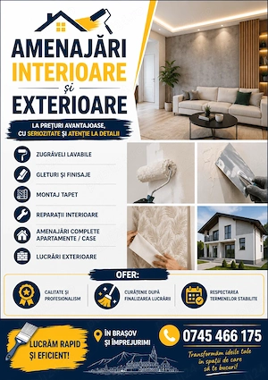 Amenajări Interioare și Exterioare