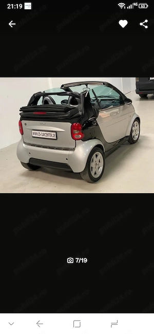 Smart fourtwo 450 cabrio semiautomata  - imagine 4