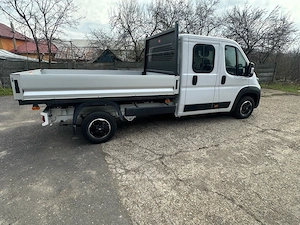 peugeot boxer 2.2 diesel  140cp doka 2023 40 mii km bena 3.0 m - imagine 4