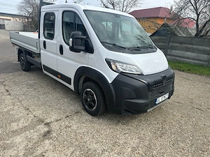 peugeot boxer 2.2 diesel  140cp doka 2023 40 mii km bena 3.0 m - imagine 5
