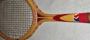 Racheta tenis din lemn colectie impecabila pt. colectie panoplie SLAZENGER METEOR  lungime 68.5 cm
