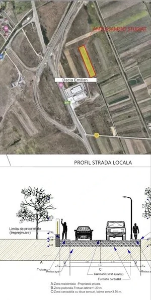 Teren de vanzare 413mp cu Puz - Mohu/ Selimbar - imagine 3