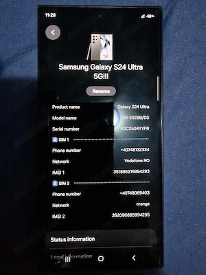Vand Samsung Galaxy S24 Ultra 5G!!!