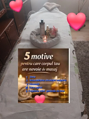 Bună vă ofer masaj de relaxare.Rog seriozitate maximă. 