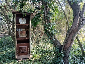 casa din piatră cu teren