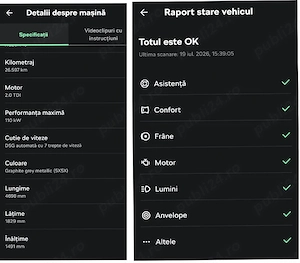 Octavia 4 facelift, 2.0tdi, 150cp, dsg, garantie producator, unic proprietar de noua - imagine 9