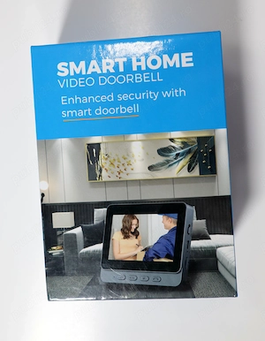  Sonerie Video Inteligenta   Vizor Smart Home M10 cu Ecran 4.3" - Pachet Complet 