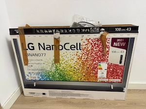 Televizor LG NanoCell 43NANO77 43  (108 cm) Smart TV 4K UHD   Stare foarte bună