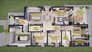 CASA  CONFORT LUX STUPINI | 4 Camere | PROIECT UNICAT - imagine 3
