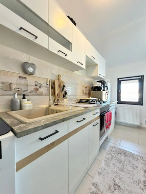 Apartament cu 2 camere complet mobilat si utilat la etajul 1 in Giroc la asfalt. - imagine 12