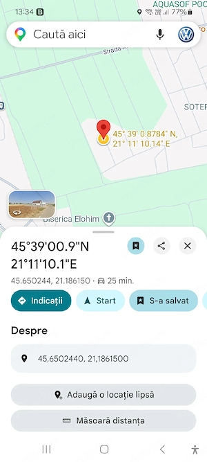 Vand teren casa Sag Timis