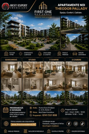 2 Camere | Grădină Generoasă | Bloc Boutique | Comision 0%