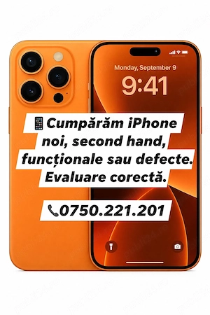 Cumparam iPhone: Defecte,Sparte,Blocate,Noi,Folosite