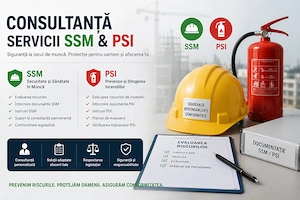 Servicii SSM, PSI și Protecție Civilă pentru societăți comerciale