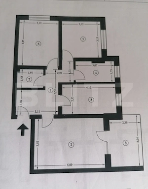 Apartament 3 camere, 68 mp, zona Valea Lupului - imagine 13