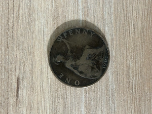 Monedă One Penny 1901 Regina Victoria   Marea Britanie
