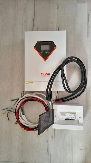 Invertor NOU cablat hibrid 6.2kW 48V intrare generator sau retea, panourI fotovoltaicE MPPT