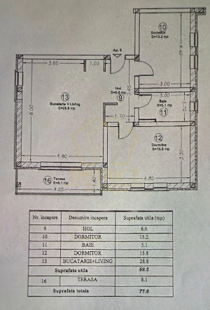 Apartament cu 3 camere mobilat si utlat, 70 mp utili, in Giroc la etajul 2. - imagine 16