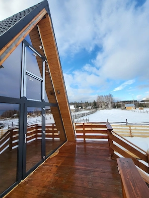 cabana A frame constructie noua - imagine 4
