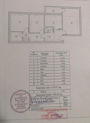 3 camere, renovat, centrală, 2 4, Rahova - Strada Oltina - imagine 17