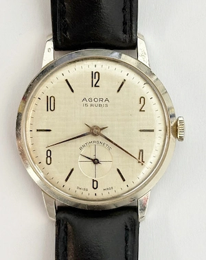 ceas mecanic Agora cu 15 rubine și calibrul EB 1197