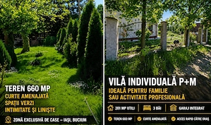 ZERO COMISION ! Vila premium P+M Iasi_Bucium_Plopii Fara Sot, 201 mp, teren 660 GARAJ_Fotovoltaice - imagine 8