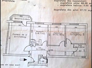 Apartament 3 Camere Tomis Nord | Euromaterna | 68 mp | Etaj 2 | Renovat | 2 Băi  - imagine 8