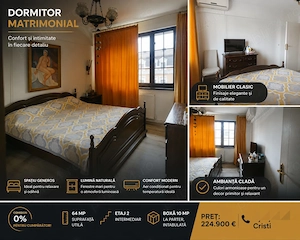 Oportunitate RARA! COMISION 0%_apt  3 C D IASI_Piața Unirii_ Etaj 2 + boxa intabulata 10mp         - imagine 3