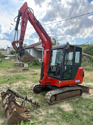 Miniexcavator Hanix H 36B 3.4Tone, AN 2002 - imagine 4