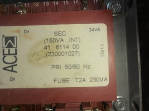 transformator  de putere  220 volti  la 24  volti  150 VA