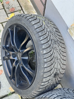Set Roți Complete 18” ANZIO Black Matt + Kumho WP52 - imagine 3