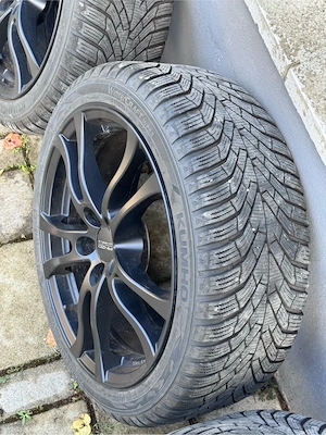 Set Roți Complete 18” ANZIO Black Matt + Kumho WP52 - imagine 2