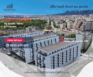 NEW! COMISION 0% - Apartament de Tip Studio - 3Camere - Vasile Alecsandri 72E, Baia Mare 