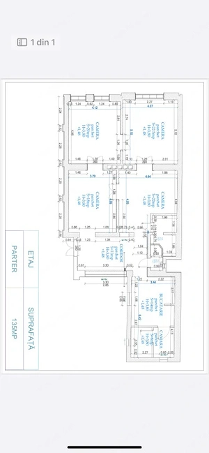 Apartament cu 4 camere circular, 135 mp, zona Piata Maria  - imagine 6
